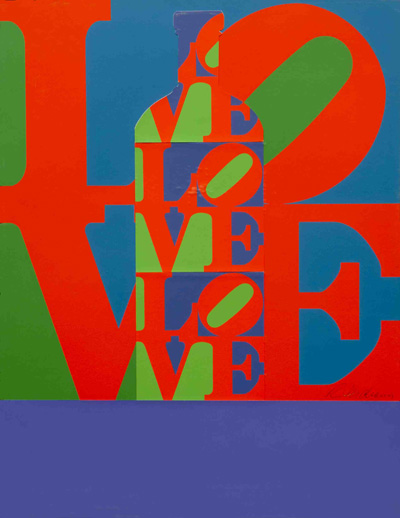 Роберт Индиана. Absolut Indiana. 1995. © V&S Vin & Sprit AB 1995 / Robert Indiana