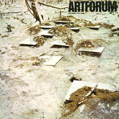 Роберт Смитсон. Первое зеркальное смещение. 1969. Юкатан. Courtesy Dwan Gallery, Нью-Йорк. Источник: artforum.com