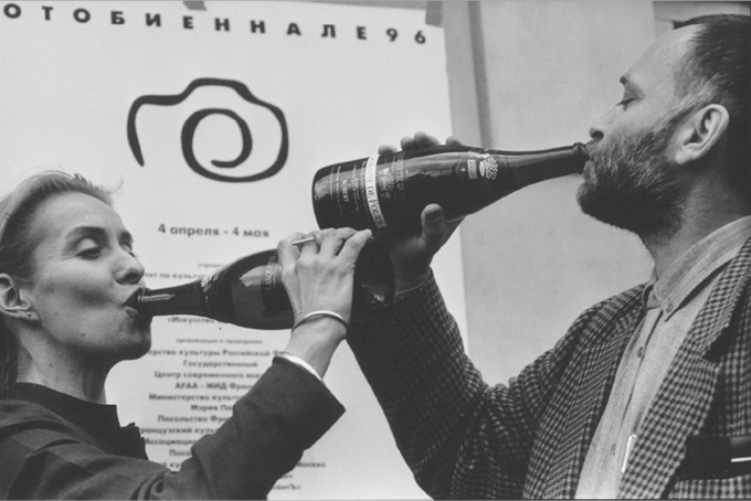 Сергей Борисов. Леонид Бажанов и Ольга Свиблова. 1996. <br> © Сергей Борисов