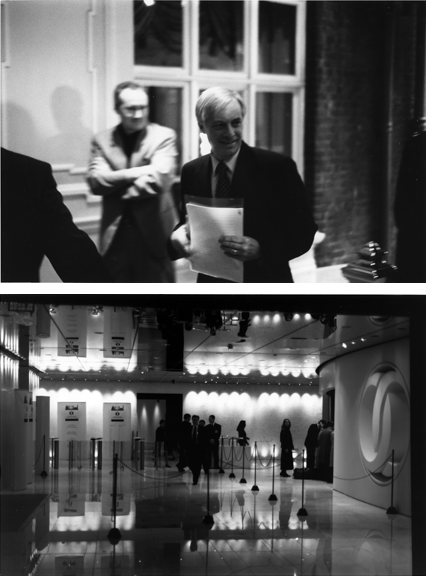 Лиам Гиллик и Генри Бонд. Из проекта Documents. Вверху: 7 апреля 1993, Лондон, Великобритания, 18:00. Внизу: 24 апреля 1993, Лондон, Великобритания, 09:30. Собрание Регионального фонда современного искусства Пуату — Шаранты (FRAC Poitou-Charentes), Ангулем. Courtesy FRAC Poitou-Charentes