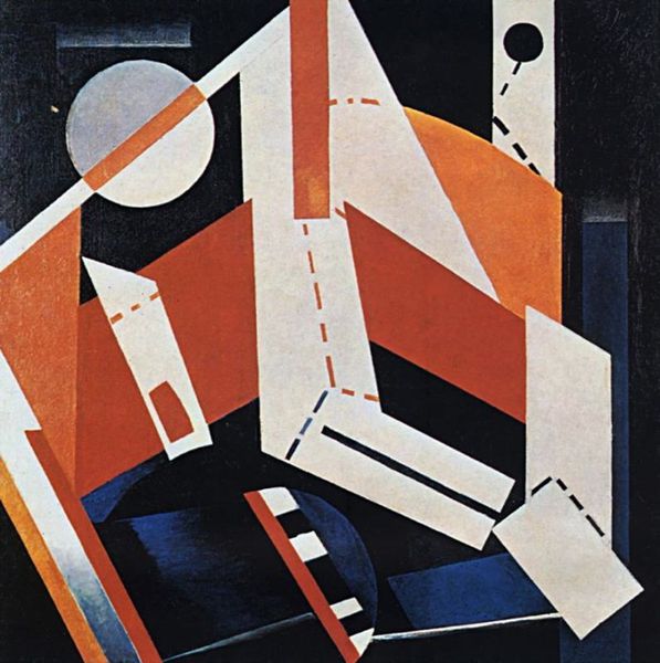 Александра Экстер. Конструкция. 1922–1923. Холст, масло. Музей современного искусства, Нью-Йорк
