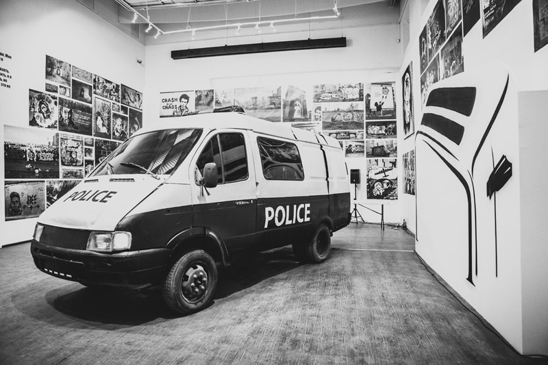 Вид экспозиции выставки Паши 183 «Наше дело подвиг» в Московском музее современного искусства. 2014. <br>Фото: Дмитрий Смирнов, MMOMA