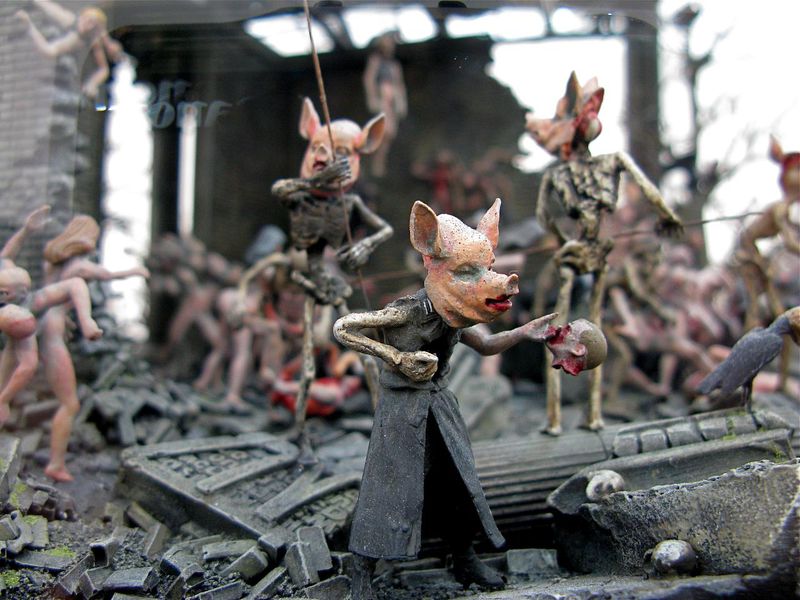 Джейк и Динос Чепмены. Fucking Hell. 2008. Фрагмент. Источник: dubow / flickr.com