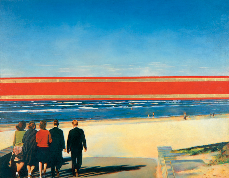 Эрик Булатов. Горизонт. 1971–1972. Холст, масло. Музей искусства авангарда (МАГМА). Сourtesy Сергей Попов и Музейно-выставочное объединение «Манеж». © Эрик Булатов, Наталия Годзина, 2014