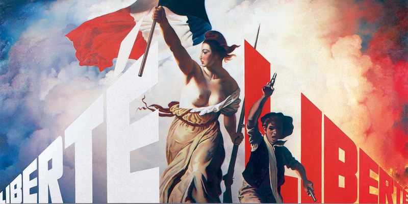 Эрик Булатов. Liberté II. 1991. Холст, масло. Собрание Шалвы Бреуса, Москва. Сourtesy Сергей Попов и Музейно-выставочное объединение «Манеж». © Эрик Булатов, Наталия Годзина, 2014