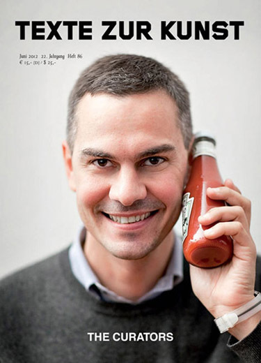 Обложка журнала Texte zur Kunst. № 86, 2012