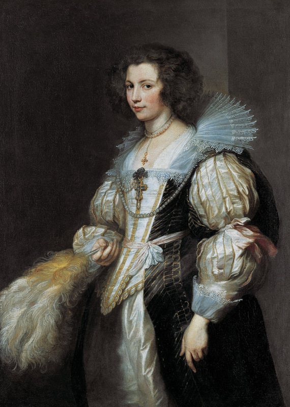 Антонис ван Дейк. Портрет Марии де Тассис (1611–1638) Около 1629–1630. Холст, масло. ЛИХТЕНШТЕЙН. <br> Княжеские собрания, Вадуц — Вена