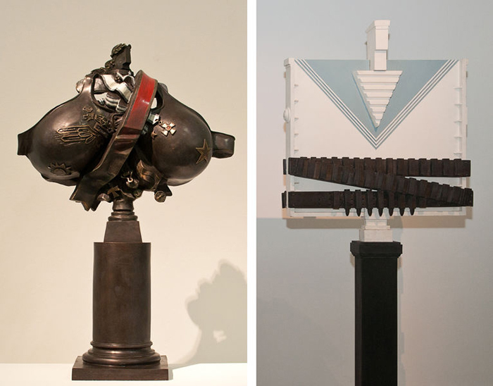 Слева: Борис Орлов. Женский бюст в духе Растрелли. 1988–2009. Бронза, эмаль. Продан за €50 тыс. Справа: Борис Орлов. Матрос. 1976. Дерево, эмаль. Продан за €65 тыс. Фото: Екатерина Алленова/Артгид